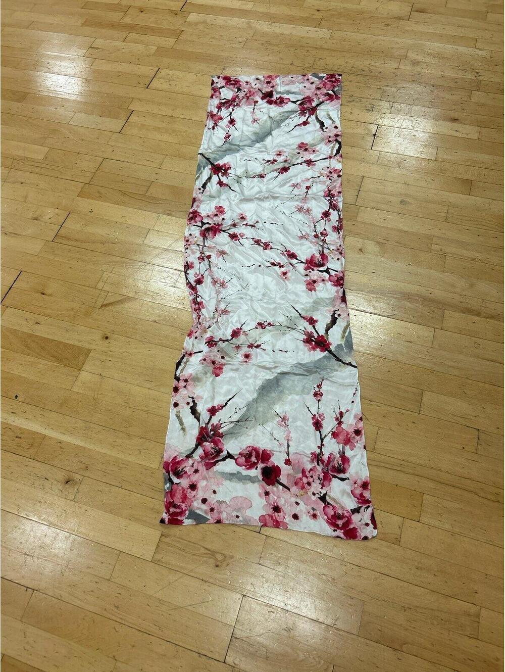 Silk Cherry Blossom Scarf